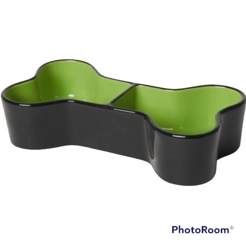 Rae Dunn “Brew Gruel” pet bowl